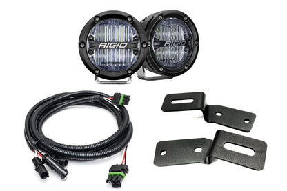 SPV Parts 2021-2025 Ford BRONCO A-Pillar Light Kit (Includes Choice of Rigid Industries lights & SPV A-Pillar Mounts/Custom Harness)