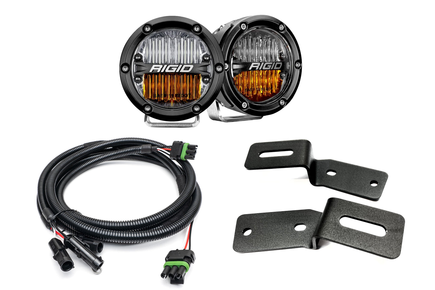 SPV Parts 2021-2025 Ford BRONCO A-Pillar Light Kit (Includes Choice of Rigid Industries lights & SPV A-Pillar Mounts/Custom Harness)