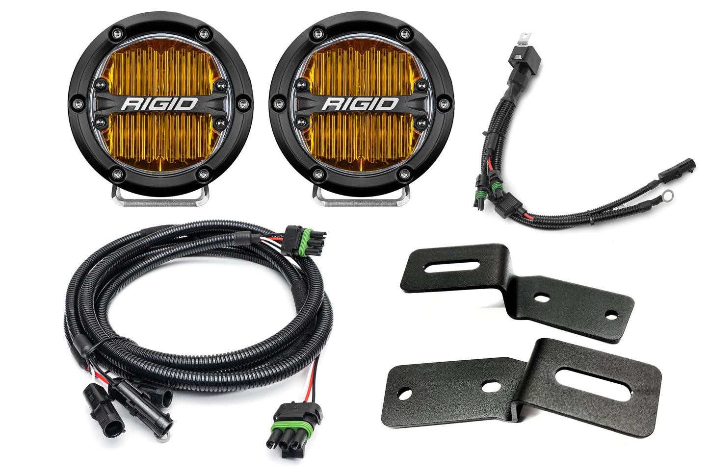 SPV Parts 2021-2025 Ford BRONCO A-Pillar Light Kit (Includes Choice of Rigid Industries lights & SPV A-Pillar Mounts/Custom Harness)