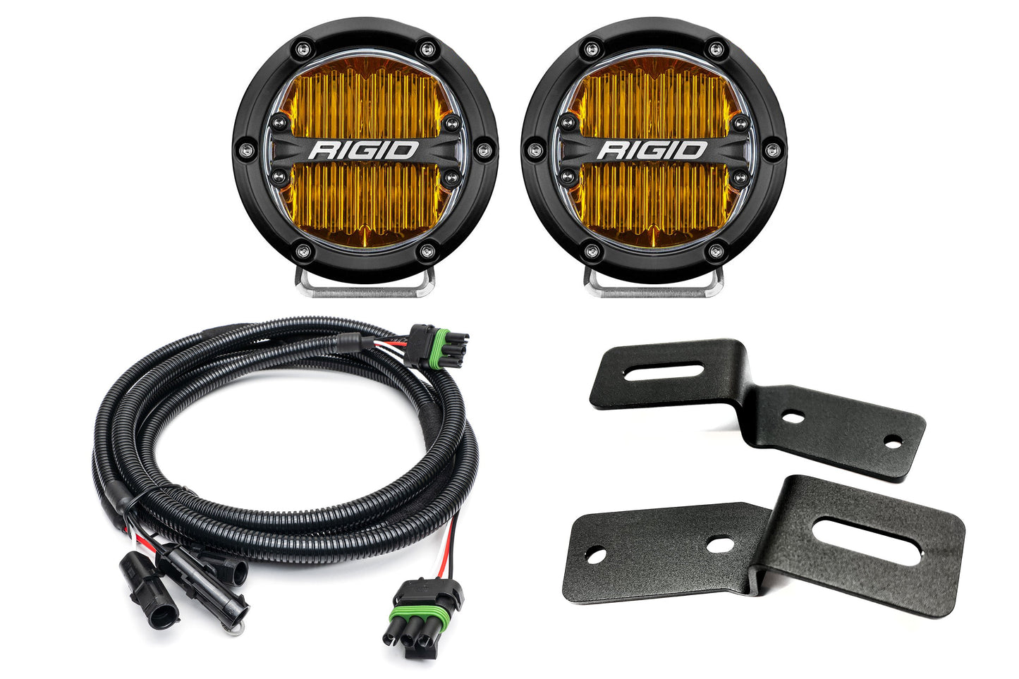 SPV Parts 2021-2025 Ford BRONCO A-Pillar Light Kit (Includes Choice of Rigid Industries lights & SPV A-Pillar Mounts/Custom Harness)