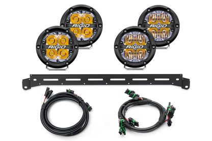 SPV Parts 2021+ Ford Bronco Modular Bumper Universal Slotted Cross Mount Kit (Fits MANY lights)
