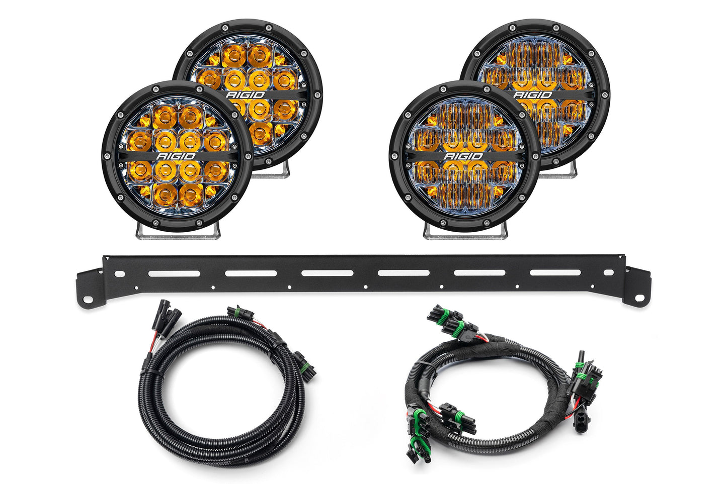 SPV Parts 2021+ Ford Bronco Modular Bumper Universal Slotted Cross Mount Kit (Fits MANY lights)
