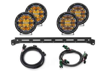 SPV Parts 2021+ Ford Bronco Modular Bumper Universal Slotted Cross Mount Kit (Fits MANY lights)