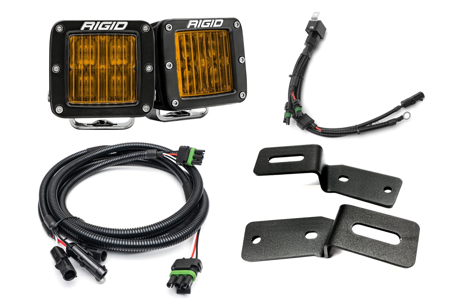 SPV Parts 2021-2025 Ford BRONCO A-Pillar Light Kit (Includes Choice of Rigid Industries lights & SPV A-Pillar Mounts/Custom Harness)