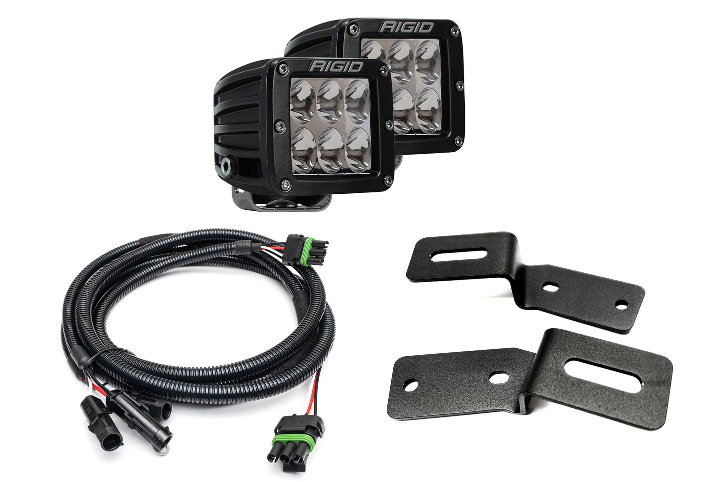SPV Parts 2021-2025 Ford BRONCO A-Pillar Light Kit (Includes Choice of Rigid Industries lights & SPV A-Pillar Mounts/Custom Harness)