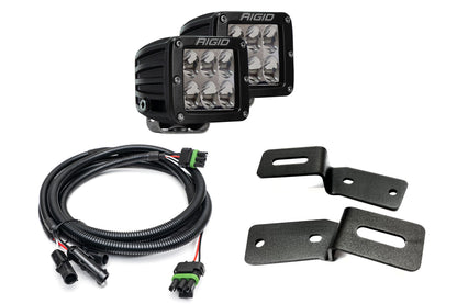 SPV Parts 2021-2025 Ford BRONCO A-Pillar Light Kit (Includes Choice of Rigid Industries lights & SPV A-Pillar Mounts/Custom Harness)