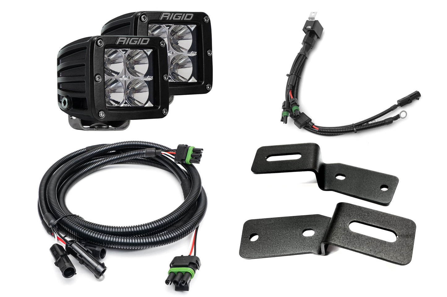 SPV Parts 2021-2025 Ford BRONCO A-Pillar Light Kit (Includes Choice of Rigid Industries lights & SPV A-Pillar Mounts/Custom Harness)