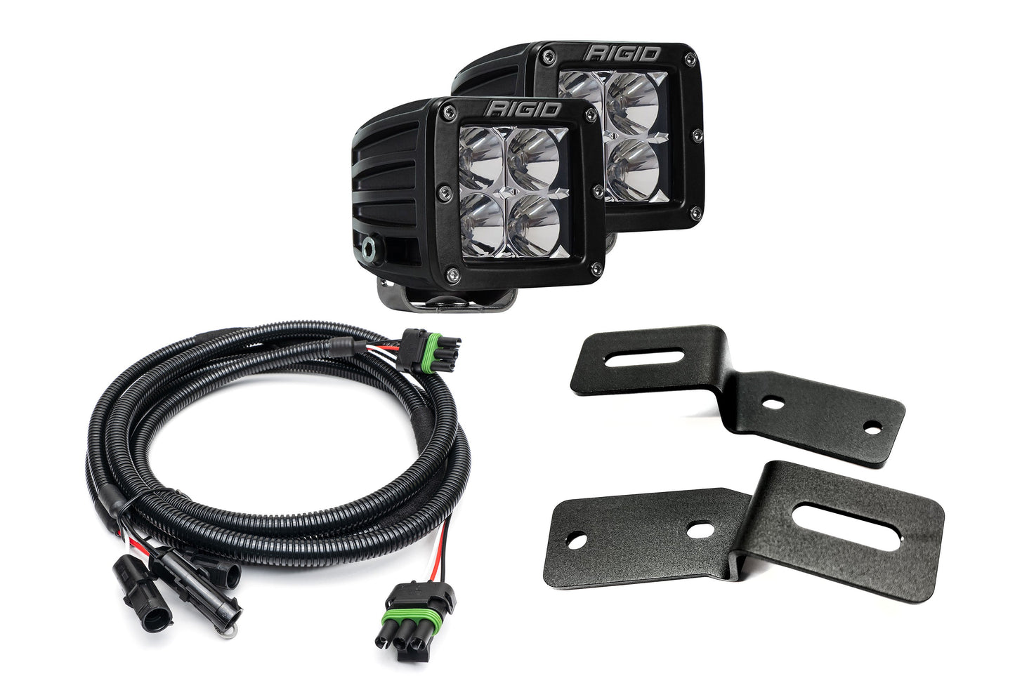 SPV Parts 2021-2025 Ford BRONCO A-Pillar Light Kit (Includes Choice of Rigid Industries lights & SPV A-Pillar Mounts/Custom Harness)