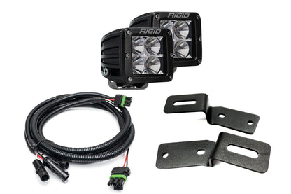 SPV Parts 2021-2025 Ford BRONCO A-Pillar Light Kit (Includes Choice of Rigid Industries lights & SPV A-Pillar Mounts/Custom Harness)