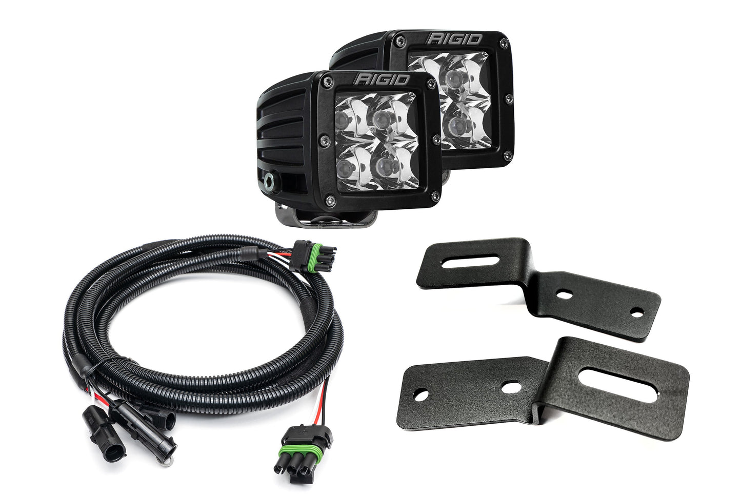 SPV Parts 2021-2025 Ford BRONCO A-Pillar Light Kit (Includes Choice of Rigid Industries lights & SPV A-Pillar Mounts/Custom Harness)