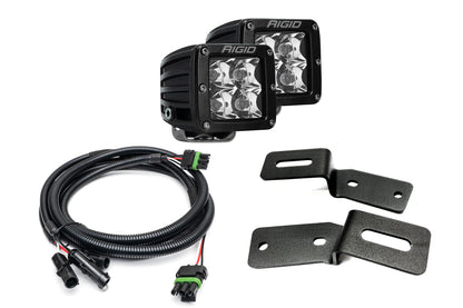 SPV Parts 2021-2025 Ford BRONCO A-Pillar Light Kit (Includes Choice of Rigid Industries lights & SPV A-Pillar Mounts/Custom Harness)