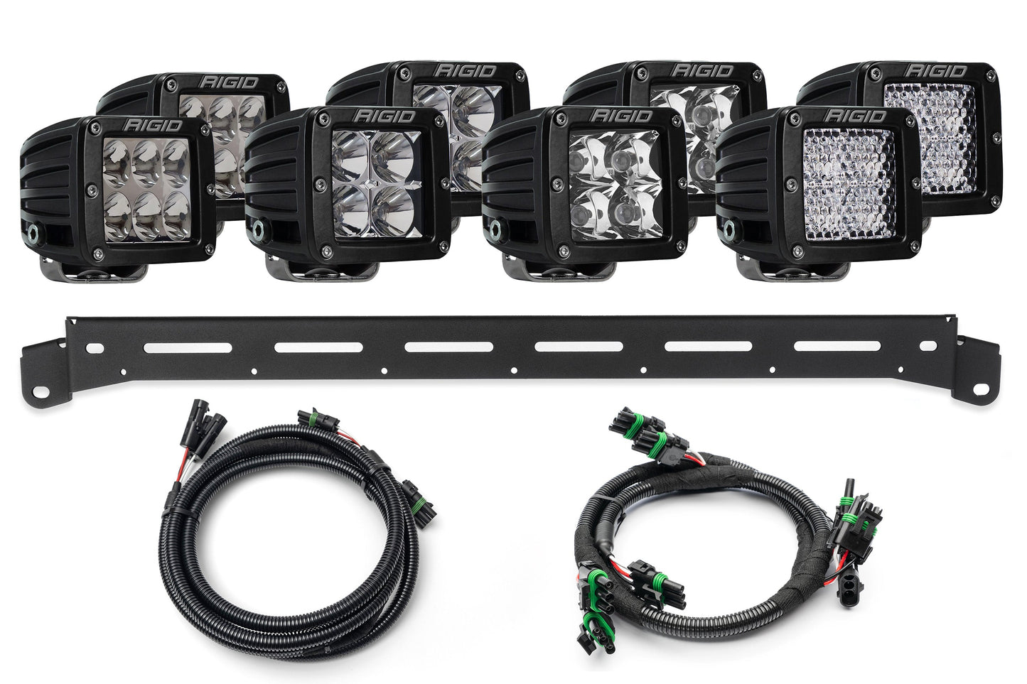 SPV Parts 2021+ Ford Bronco Modular Bumper Universal Slotted Cross Mount Kit (Fits MANY lights)