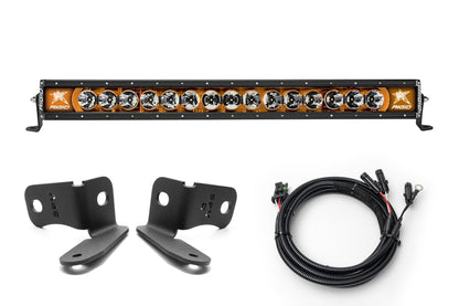 SPV Parts 2021+ Ford Bronco Modular Bumper Light / Light Bar KIT with 30" Light Bar (Works WITH Ford Brush Bar)