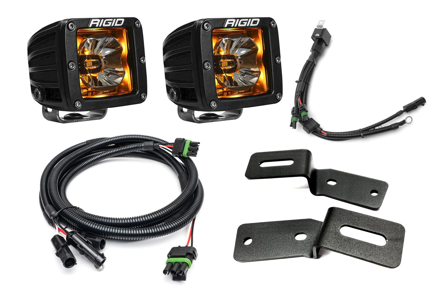 SPV Parts 2021-2025 Ford BRONCO A-Pillar Light Kit (Includes Choice of Rigid Industries lights & SPV A-Pillar Mounts/Custom Harness)