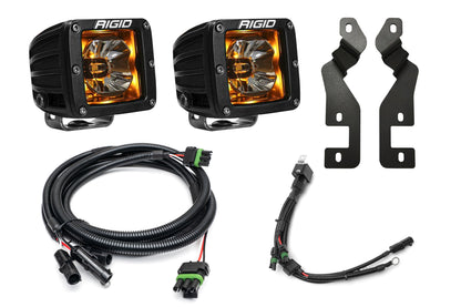 SPV Parts 2021-2023 Ford Bronco SPORT (Not Full Size) A-Pillar Light Kit (Includes Rigid A-Pillar Mounts/Custom Harness & Choice of lights)