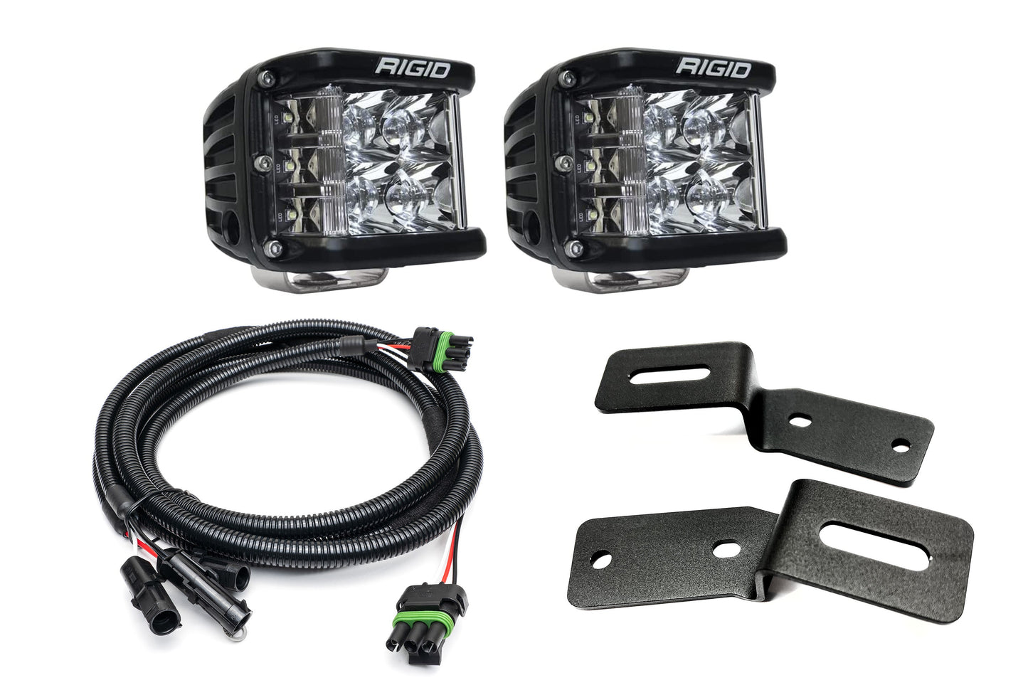 SPV Parts 2021-2025 Ford BRONCO A-Pillar Light Kit (Includes Choice of Rigid Industries lights & SPV A-Pillar Mounts/Custom Harness)