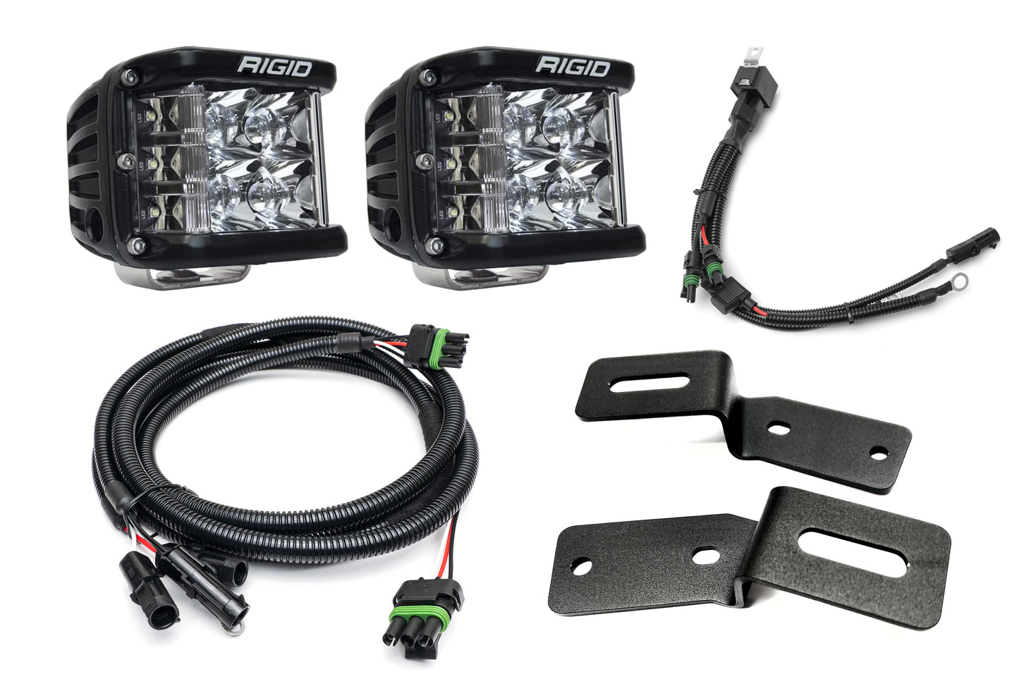 SPV Parts 2021-2025 Ford BRONCO A-Pillar Light Kit (Includes Choice of Rigid Industries lights & SPV A-Pillar Mounts/Custom Harness)