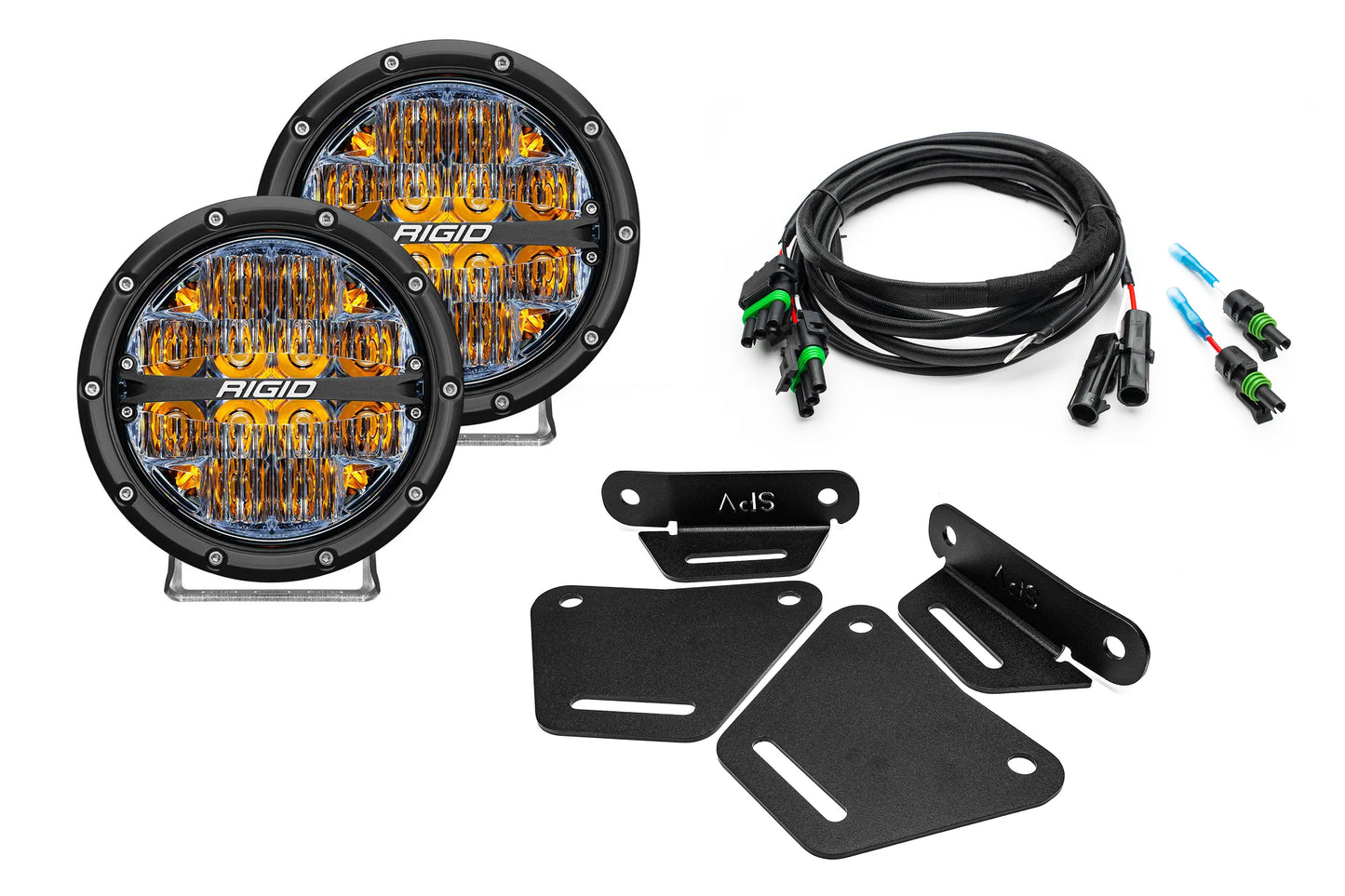 SPV Parts 2021+ Ford Bronco Modular Bumper Light / Light Bar Kit with 30" Light Bar or 2 Lights