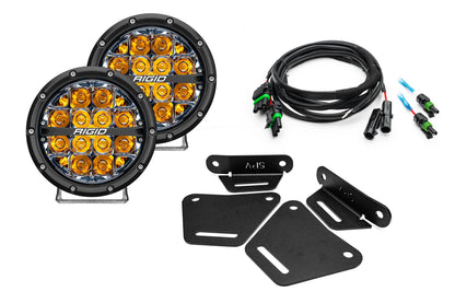 SPV Parts 2021+ Ford Bronco Modular Bumper Light / Light Bar Kit with 30" Light Bar or 2 Lights