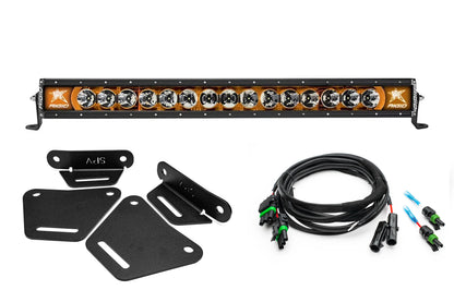 SPV Parts 2021+ Ford Bronco Modular Bumper Light / Light Bar Kit with 30" Light Bar or 2 Lights