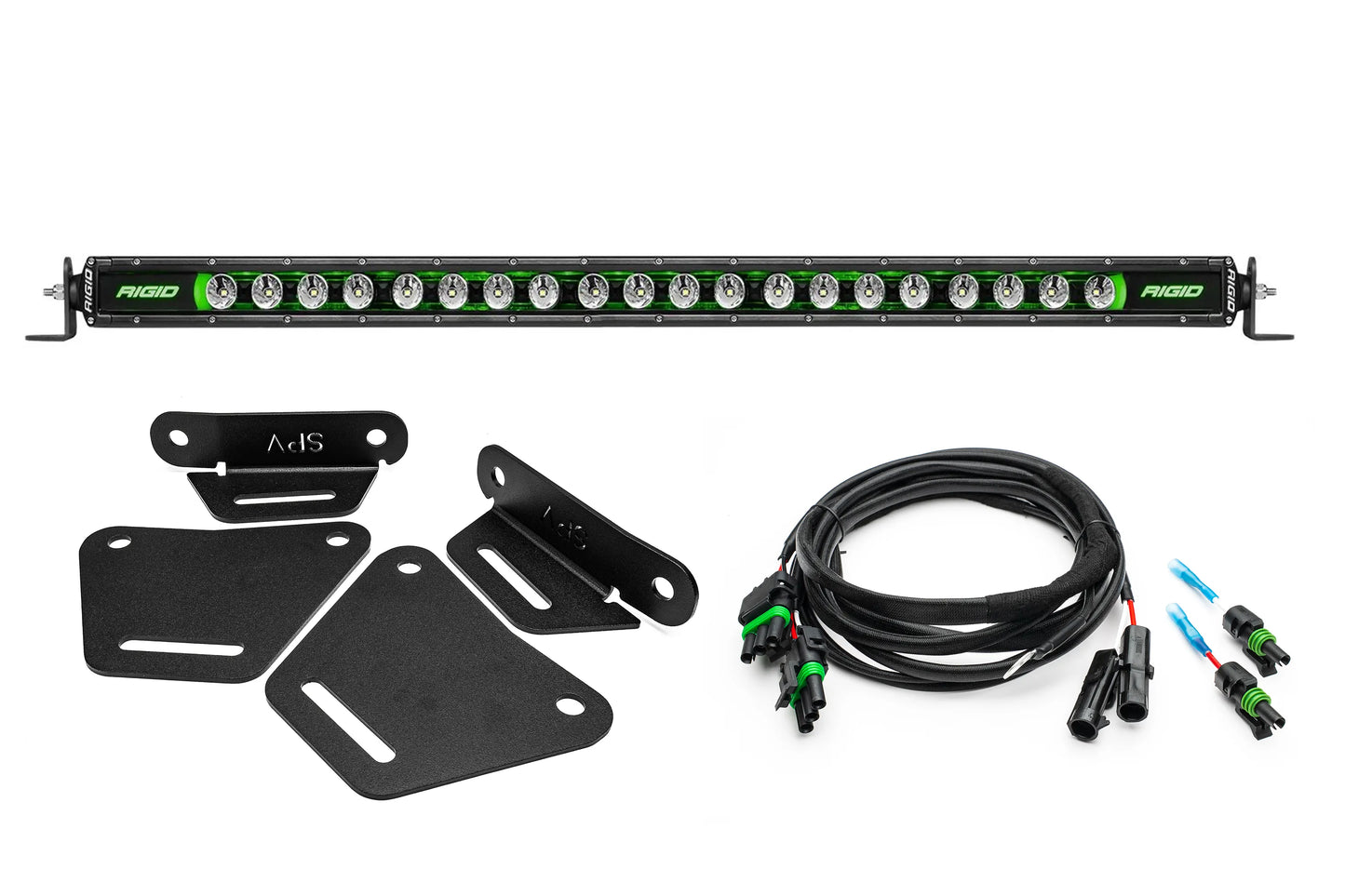 SPV Parts 2021+ Ford Bronco Modular Bumper Light / Light Bar Kit with 30" Light Bar or 2 Lights