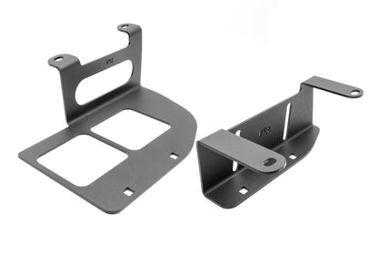 SPV Parts 2022 UP Ford Bronco Dual Capable Bumper Fog BRACKETS (Mounts ONLY. Lights sold separately)