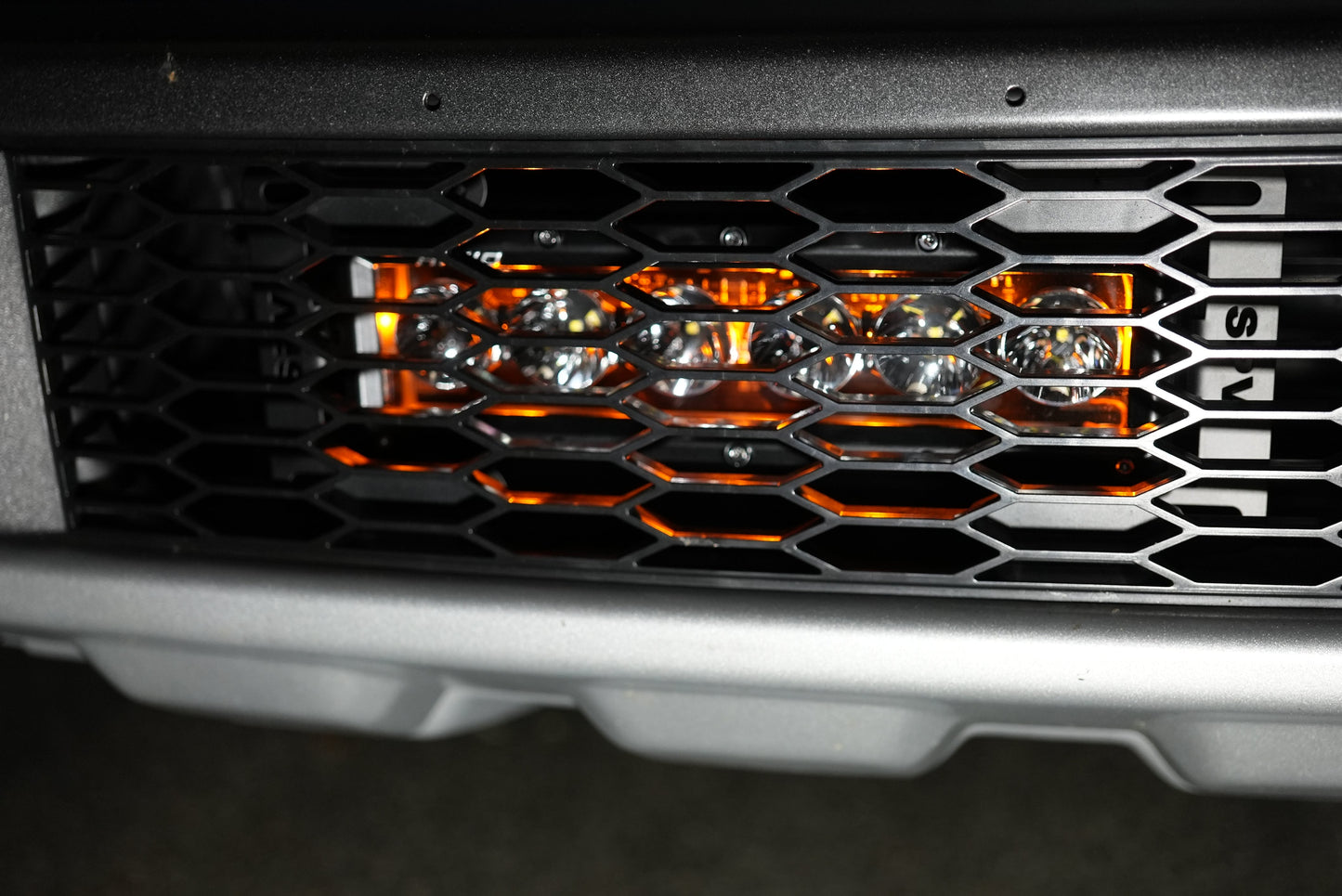 SPV Parts 2017-2020 Ford F-150 Raptor 6''-10'' LOWER Grille Light Bar Mounting Brackets