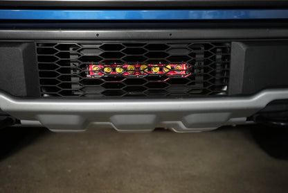 SPV Parts 2021-2026 Ford F-150 Raptor 10'' LOWER Grille w/Rigid Industries Light Bar Kit (Behind Grille)