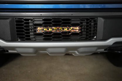 SPV Parts 2021-2026 Ford F-150 Raptor 10'' LOWER Grille w/Rigid Industries Light Bar Kit (Behind Grille)