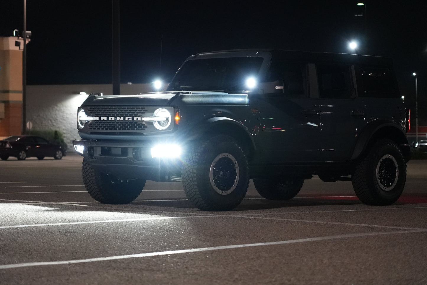 SPV Parts 2021-2025 Ford BRONCO Modular A-Pillar Light Kit (Includes Choice of Rigid Industries lights & SPV A-Pillar Mounts/Custom Harness)