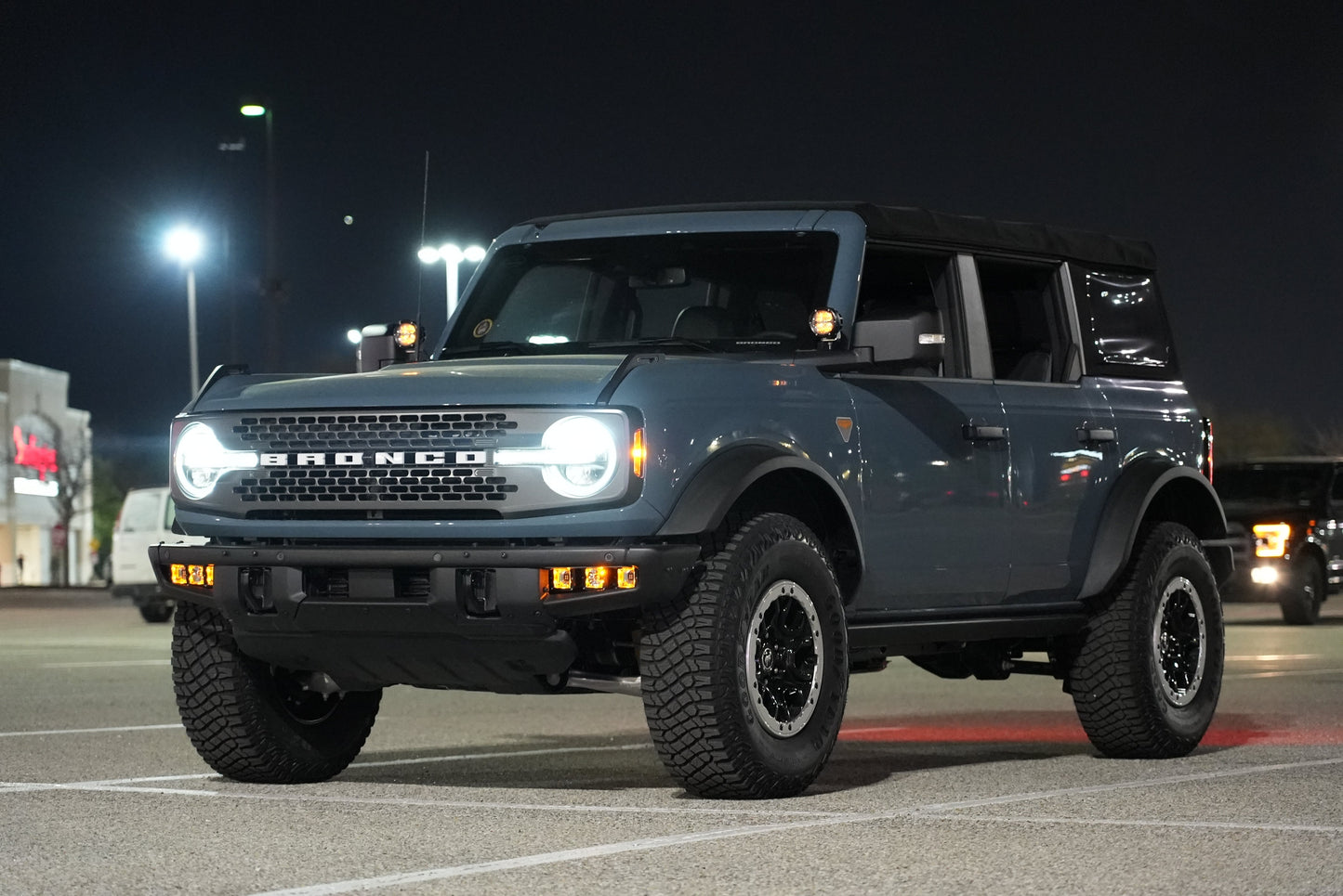 SPV Parts 2021-2025 Ford BRONCO Modular A-Pillar Light Kit (Includes Choice of Rigid Industries lights & SPV A-Pillar Mounts/Custom Harness)