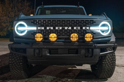 SPV Parts 2021+ Ford Bronco Modular Bumper Universal Slotted Cross Mount Kit (Fits MANY lights)
