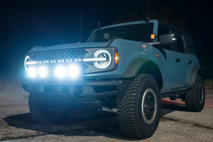 SPV Parts 2021+ Ford Bronco Modular Bumper Universal Slotted Cross Mount Kit (Fits MANY lights)