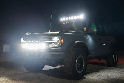 Ford Bronco Roof Line HIGH Mounts - Direct Replacement for Rigid 46723 SR Kit (Brackets Only)