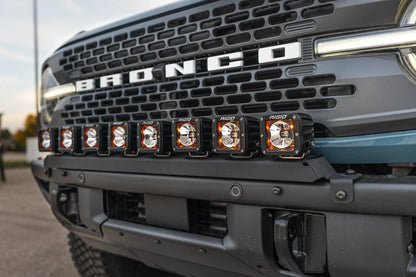 SPV Parts 2021+ Ford Bronco Modular Bumper Universal Slotted Cross Mount Kit (Fits MANY lights)