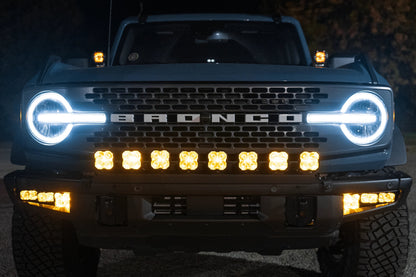SPV Parts 2021+ Ford Bronco Modular Bumper Universal Slotted Cross Mount Kit (Fits MANY lights)