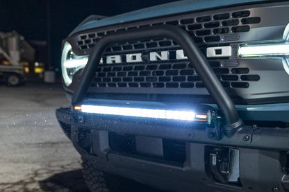 SPV Parts 2021+ Ford Bronco Modular Bumper Light / Light Bar KIT with 30" Light Bar (Works WITH Ford Brush Bar)
