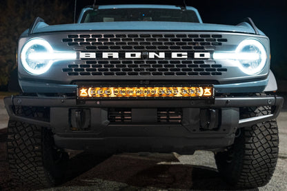 SPV Parts 2021+ Ford Bronco Modular Bumper Light / Light Bar Kit with 30" Light Bar or 2 Lights