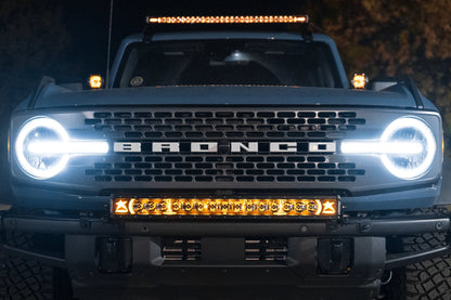SPV Parts 2021+ Ford Bronco Modular Bumper Light / Light Bar KIT with 30" Light Bar (Works WITH Ford Brush Bar)