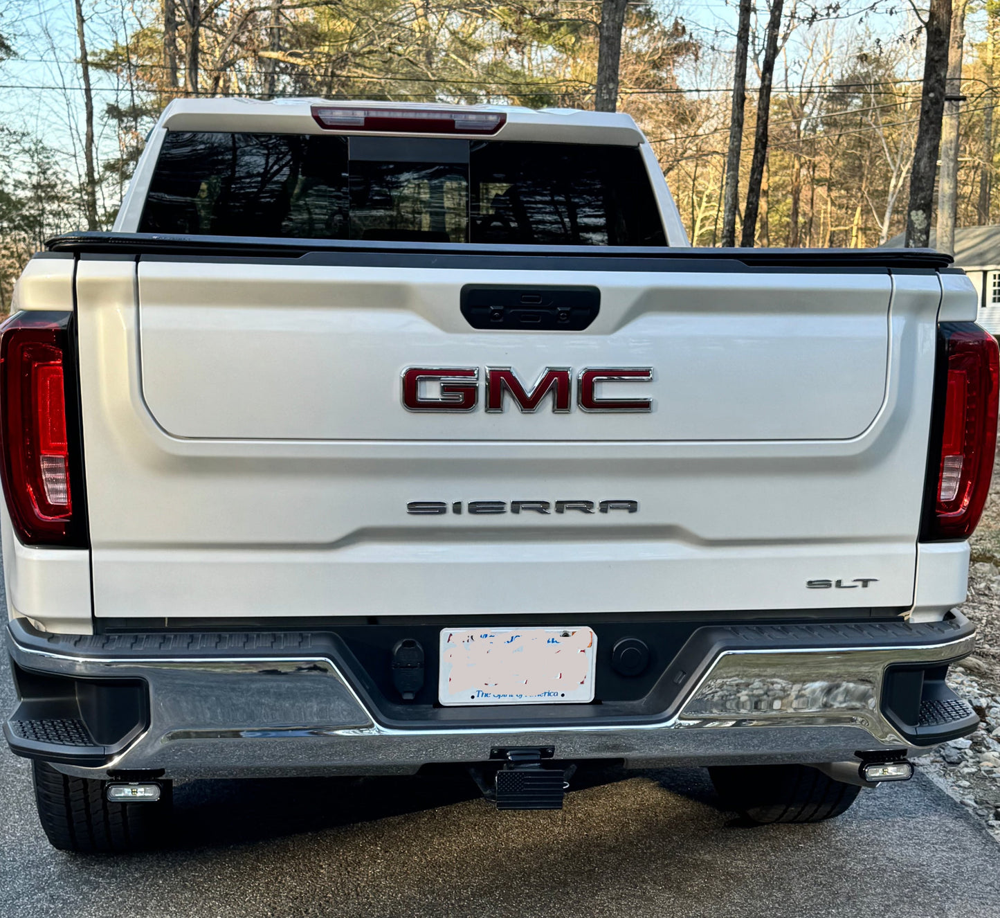 2019-2025 Chevy Silverado 1500 (& 20-25 2500/3500) WITH LED TAILS Rear Rigid SR-L Reverse Light Kit (No Drill) Red Backlight SRL Rear LED