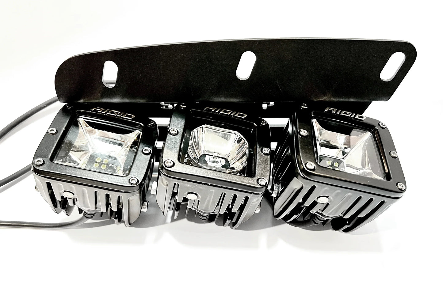 SPV Parts 2021-2026 Ford Bronco - NEW RGBW - Rigid Radiance/Scene Fog Light Kit w/amber backlight - Including Brackets/Harness (Modular Bumper, INCLUDING RAPTOR)