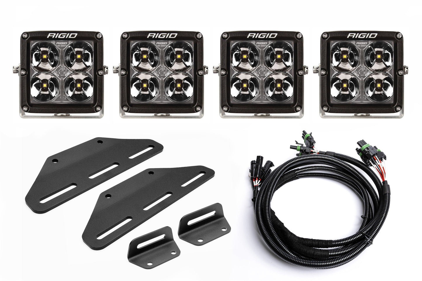 2024+ Gen 3 Ford Raptor (& Tremor) MODULAR Bumper POST MOUNT Light Kits for TWO PAIRS of Large Lights by SPV Parts