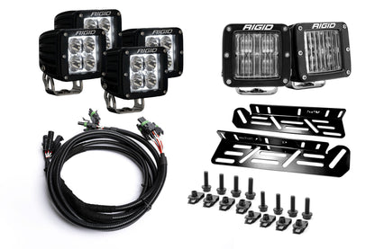 SPV Parts 2021-2026 Raptor - NEW RGBW - Rigid Radiance/Scene Fog Light Kit w/amber backlight - Including Brackets/Harness
