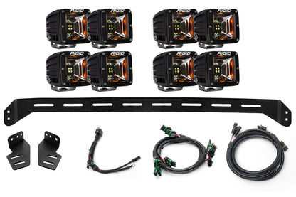 SPV Parts 2021+ Gen 3 Ford Raptor Bumper Bracket Kit with Cross Mount & Harness Bundle Kits