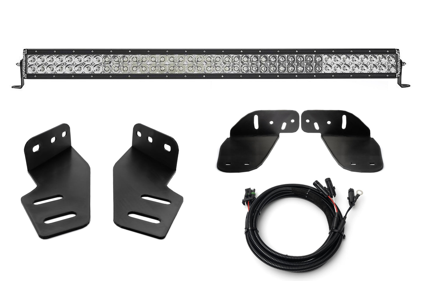 SPV Parts 2021+ Gen 3 Ford Raptor Rigid E-Series or SR Pro 40 inch Bumper Light Bar Kit