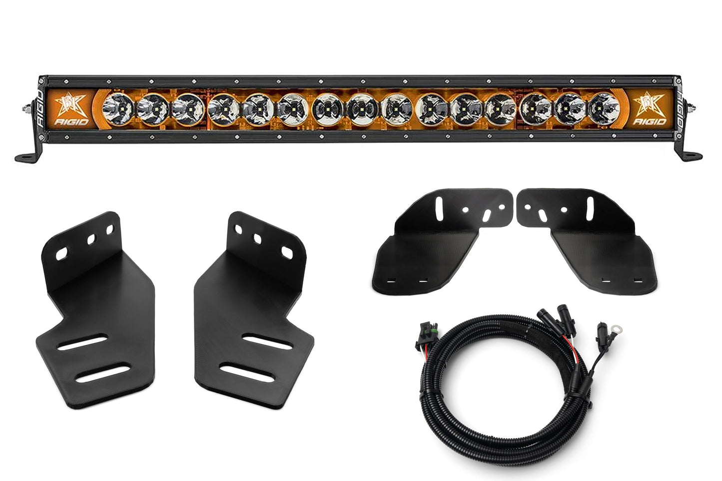 SPV Parts 2021+ Gen 3 Ford Raptor Rigid Radiance+ & SR 40 inch Bumper Light Bar Kit