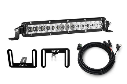 SPV Parts 2021-2026 Ford F-150 Raptor 10'' LOWER Grille w/Rigid Industries Light Bar Kit (Behind Grille)