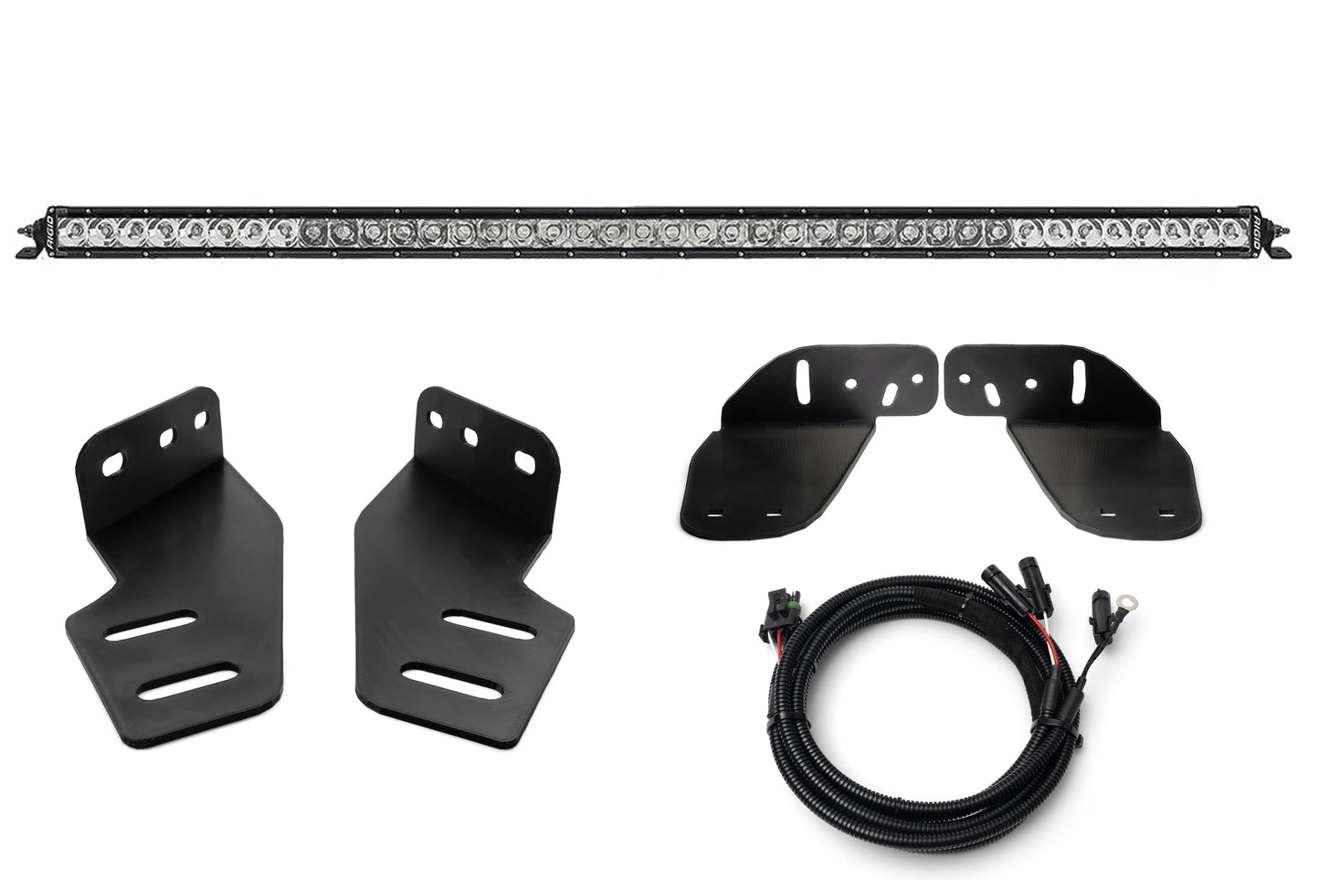 SPV Parts 2021+ Gen 3 Ford Raptor Rigid E-Series or SR Pro 40 inch Bumper Light Bar Kit
