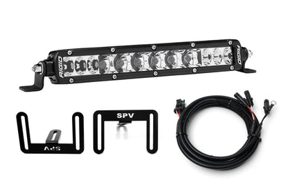 SPV Parts 2021-2026 Ford F-150 Raptor 10'' LOWER Grille w/Rigid Industries Light Bar Kit (Behind Grille)