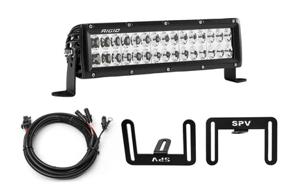 SPV Parts 2017-2020 Ford F-150 Raptor (FULL SIZE) 10'' LOWER Grille Light Bar Kit w/ Rigid Radiance LED (Behind Grille)
